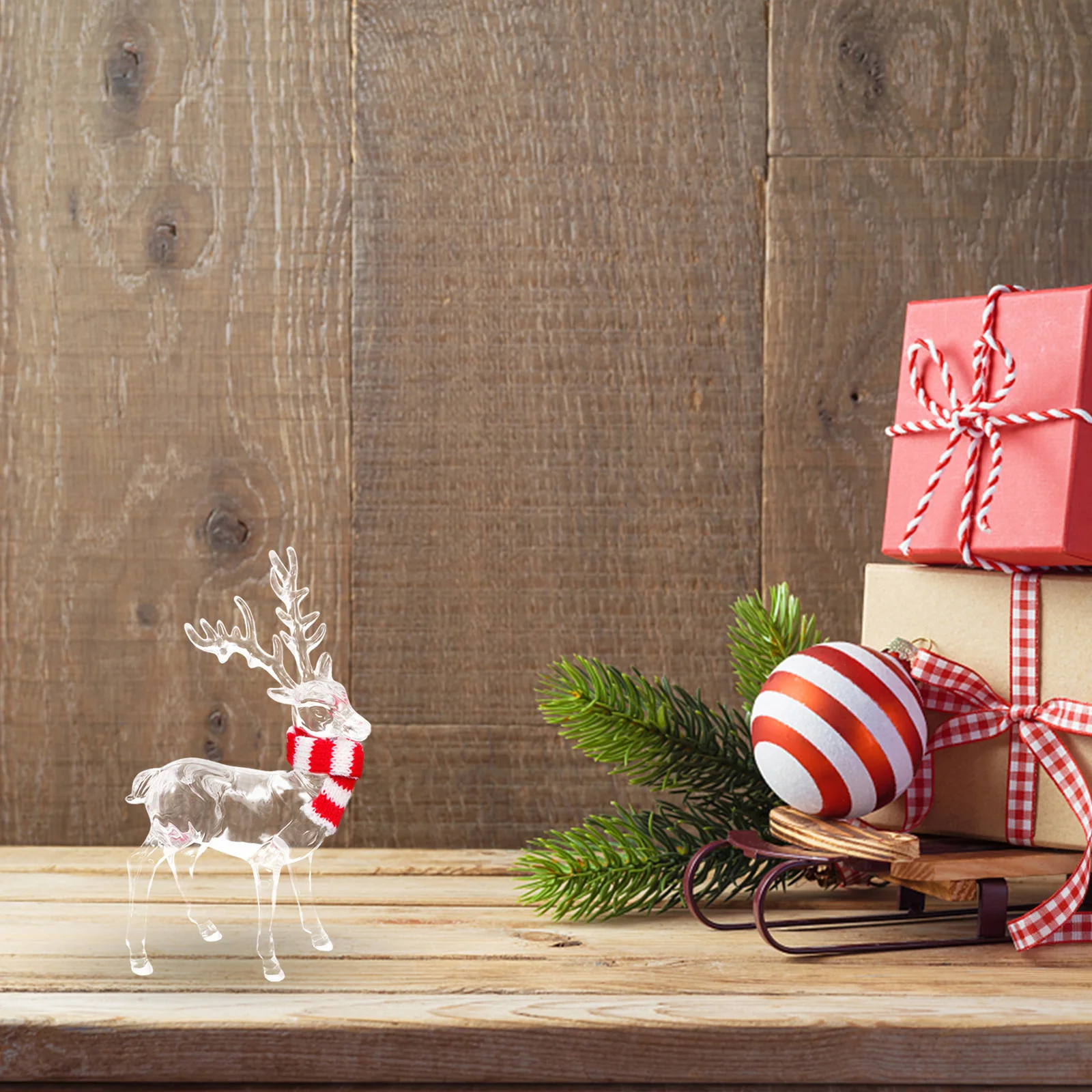 2pcs Clear Acrylic Reindeer Hanging Ornaments Transparent Elk Figurines For Christmas Tree Decor Holiday Party Decoration
2pcs Clear Acrylic Reindeer Hanging Ornaments Transparent Elk Figurines For Christmas Tree Decor Holiday Party Decoration