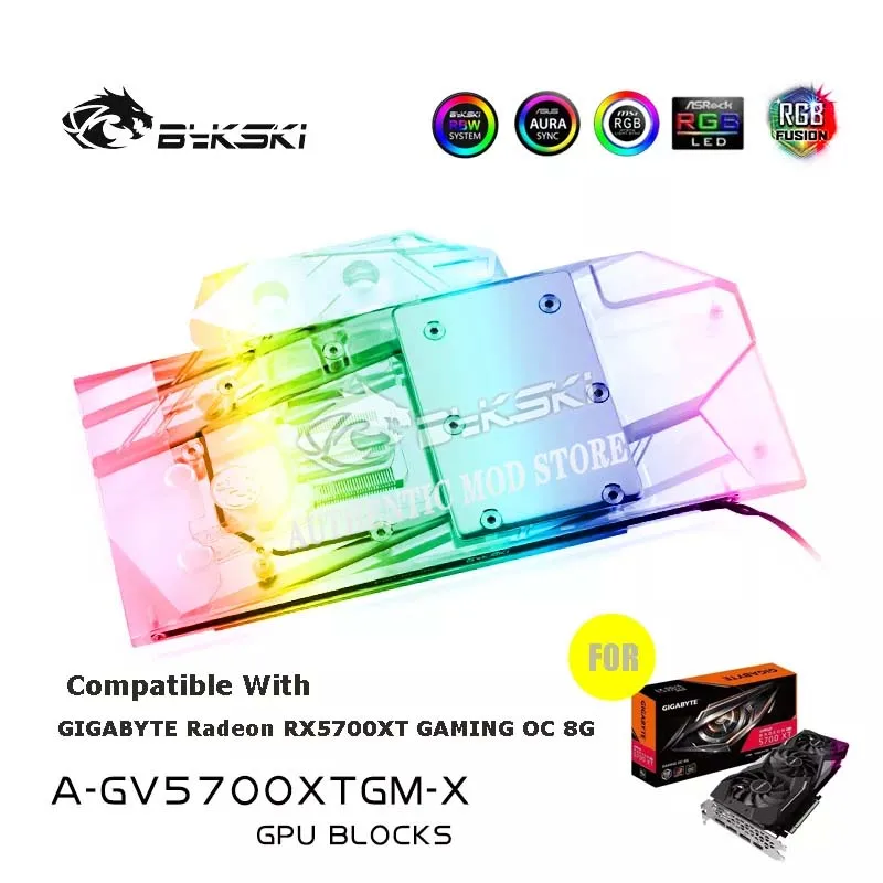 Bykski A-GV5700XTGM-X, полный охват AMD GPU водяной блок для GIGABYTE Radeon RX5700XT GAMING OC 8G карта, VGA кулер Поддержка синхронизации
Bykski A-GV5700XTGM-X, полный охват AMD GPU водяной блок для GIGABYTE Radeon RX5700XT GAMING OC 8G карта, VGA кулер Поддержка синхронизации