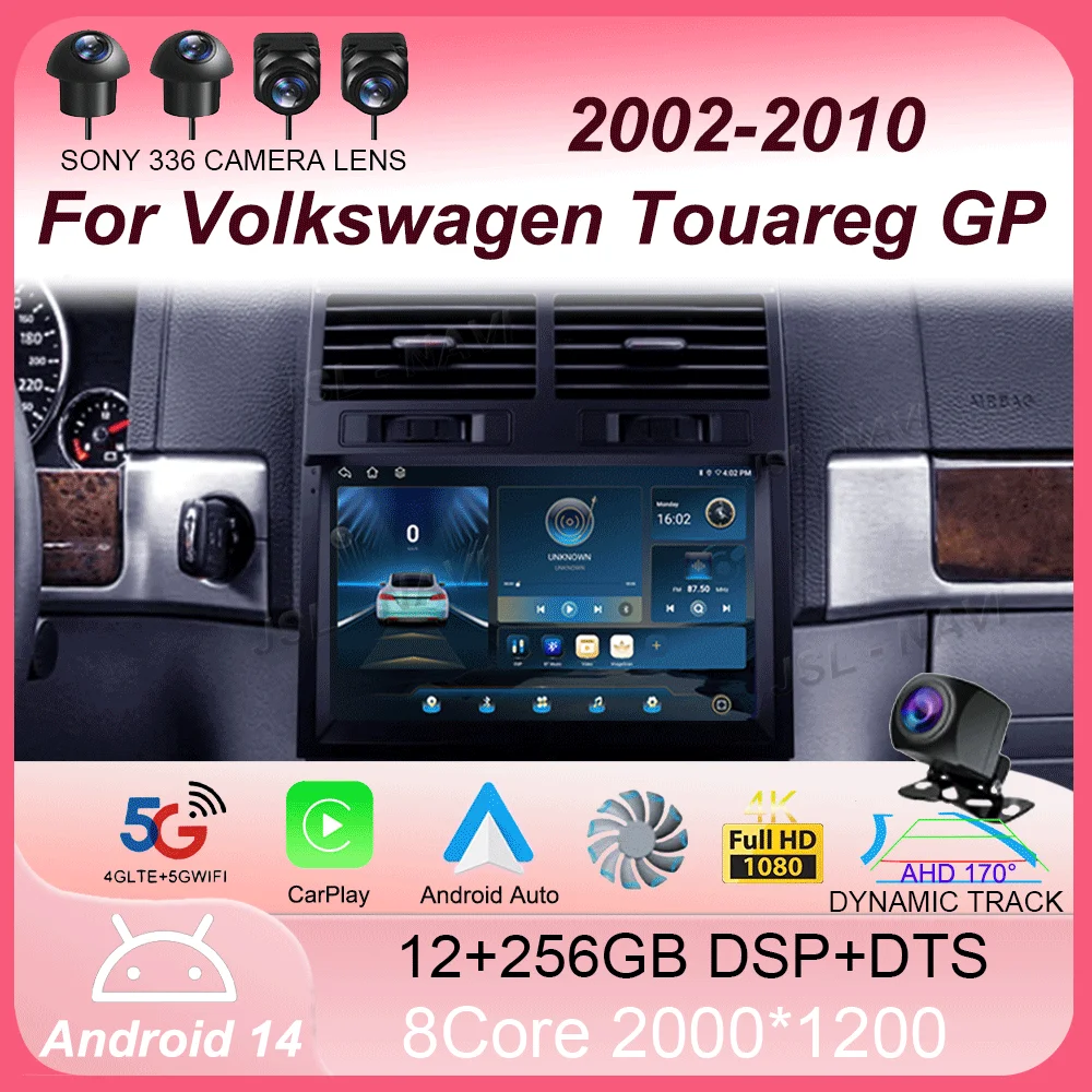 Android 14 For Volkswagen Touareg GP 2002 - 2010 Carplay Auto 4G+WIFI GPS Car Radio Navigation Multimedia Video Player Stereo BT
Android 14 For Volkswagen Touareg GP 2002 - 2010 Carplay Auto 4G+WIFI GPS Car Radio Navigation Multimedia Video Player Stereo BT
