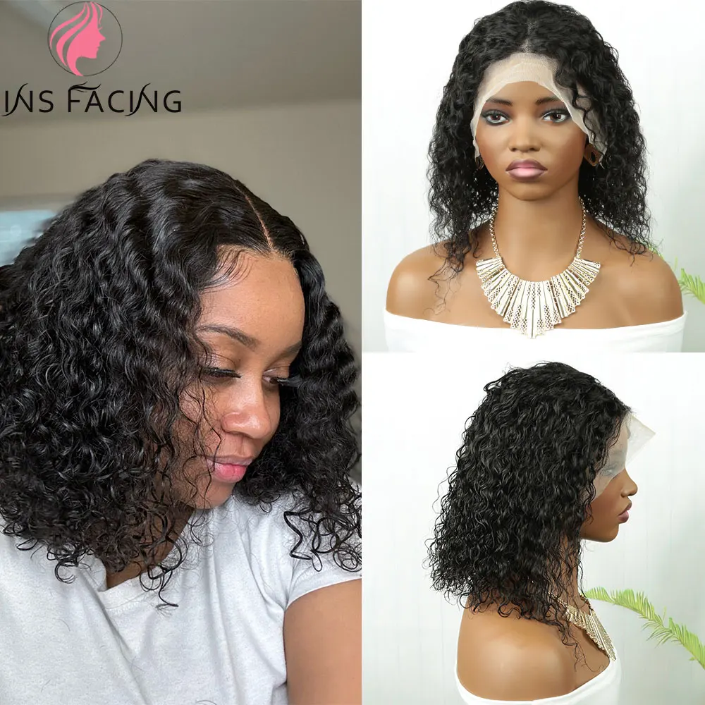INS FACING Water Wave 13x4 Transparent Lace Frontal Human Hair Wig Short Curly Bob Lace Wigs for Women Lace Front Human Hair Wig
INS FACING Water Wave 13x4 Transparent Lace Frontal Human Hair Wig Short Curly Bob Lace Wigs for Women Lace Front Human Hair Wig