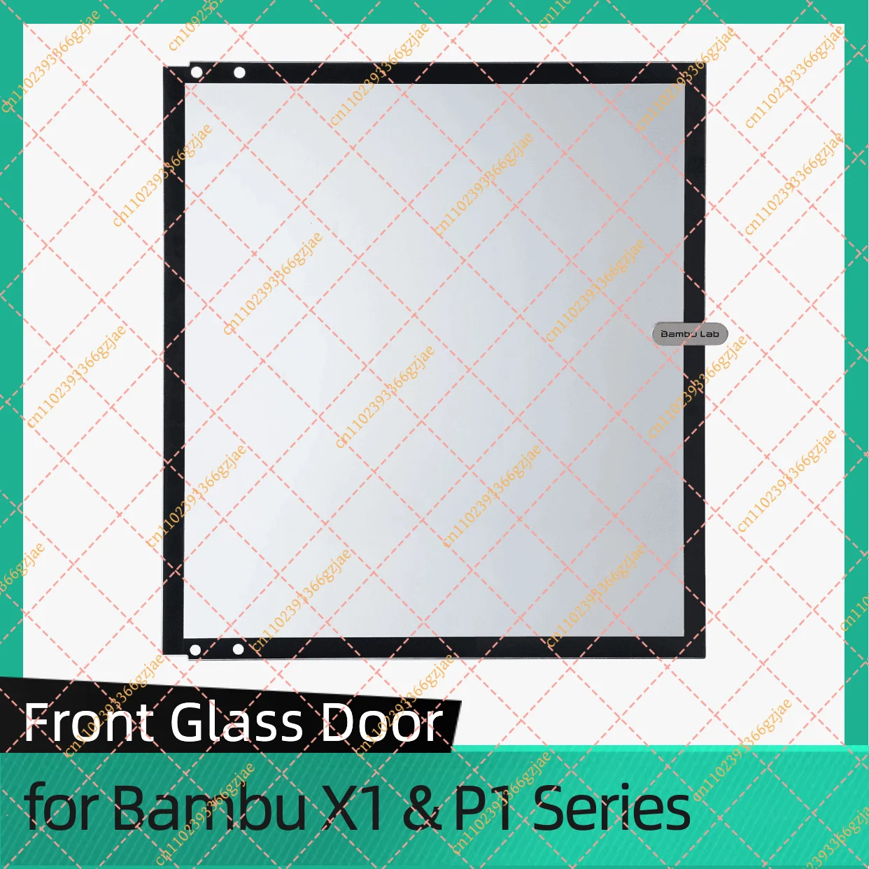 For BambuLab Front Door P1 and X1 Front Glass Enclosure P1S X1 X1C Mounting kit Replacement Front Cover of P1S
For BambuLab Front Door P1 and X1 Front Glass Enclosure P1S X1 X1C Mounting kit Replacement Front Cover of P1S