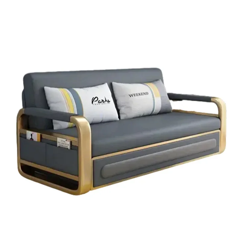 Dual-purpose simple multi-functional storage sofa bed retractable small apartment living room push-pull single double technology
Dual-purpose simple multi-functional storage sofa bed retractable small apartment living room push-pull single double technology