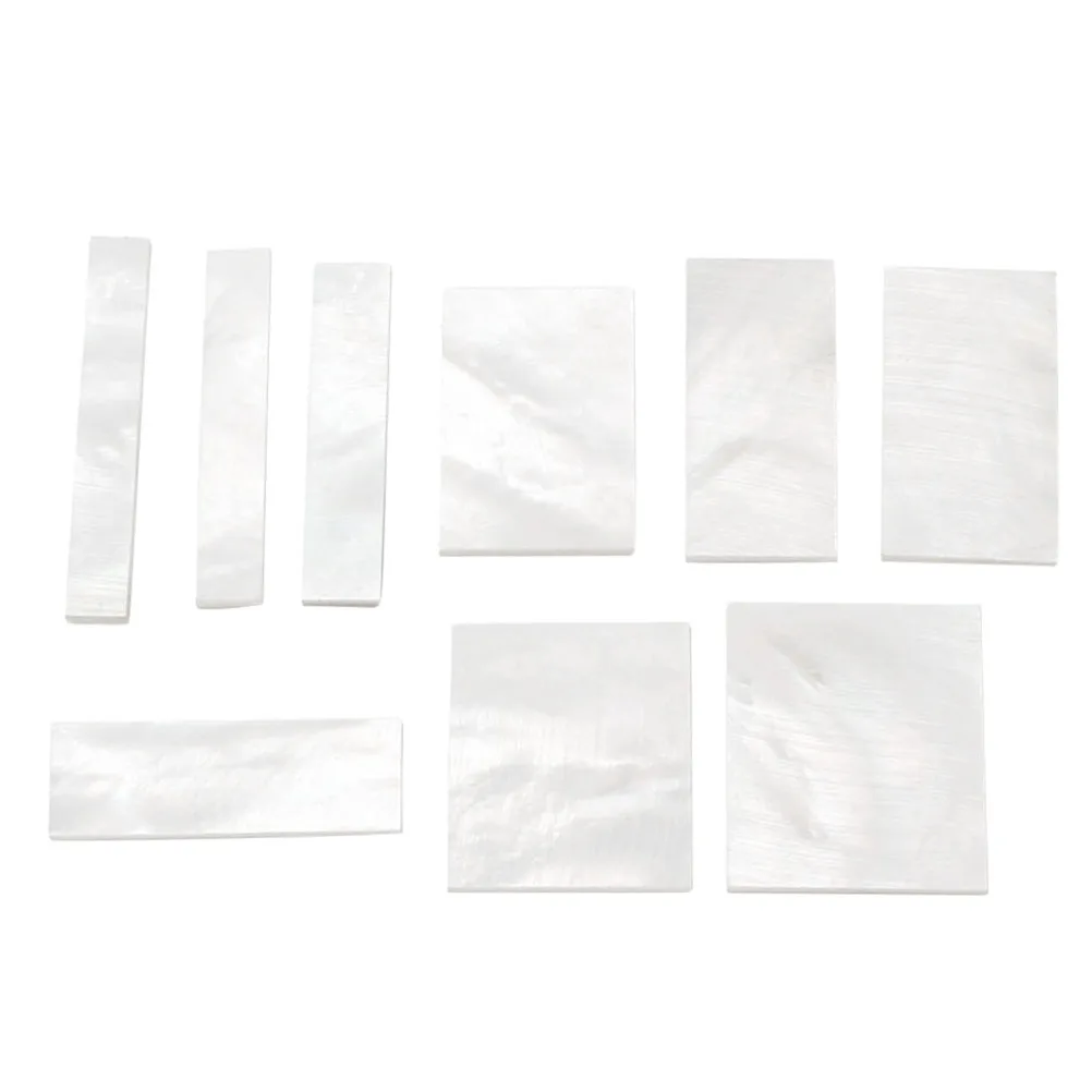 9 pcs White Shell Inlays for Guitar Fretboard Assorted Sizes Suitable Any Type Easy to Install Fingerboard Decorations Bass
9 pcs White Shell Inlays for Guitar Fretboard Assorted Sizes Suitable Any Type Easy to Install Fingerboard Decorations Bass