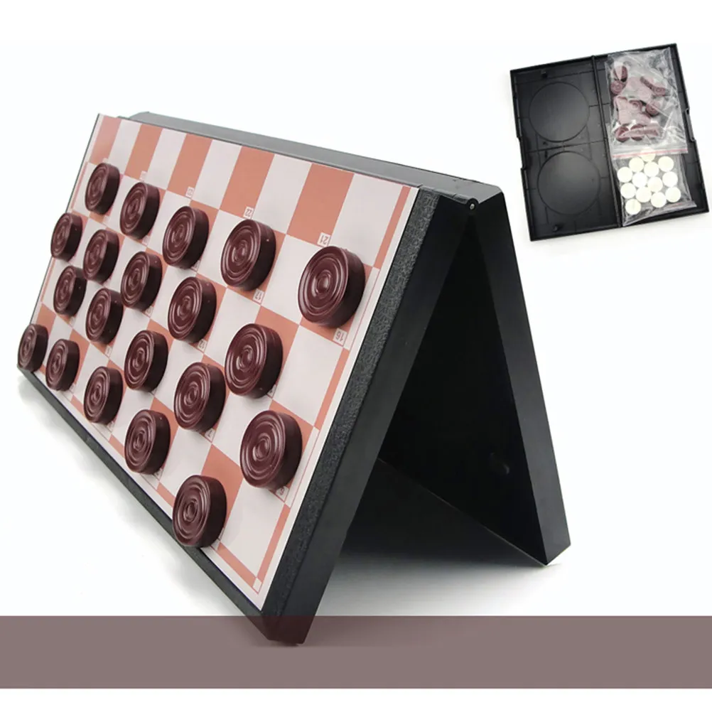 Складной набор для игры в международные шашки: пластиковые шашки для детей и взрослых, для семейных вечеров и игровых ночей
Складной набор для игры в международные шашки: пластиковые шашки для детей и взрослых, для семейных вечеров и игровых ночей