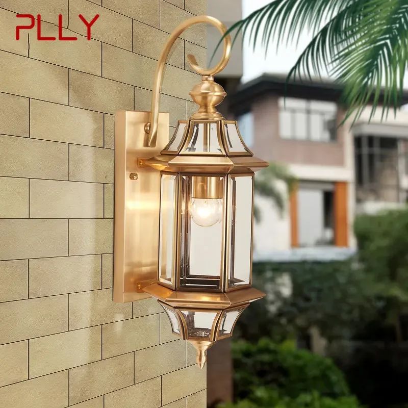 PLLY Contemporary Outdoor Brass Wall Lamp IP 65 Creative Design LED Copper Sconce Light Decor for Home Balcony
PLLY Contemporary Outdoor Brass Wall Lamp IP 65 Creative Design LED Copper Sconce Light Decor for Home Balcony
