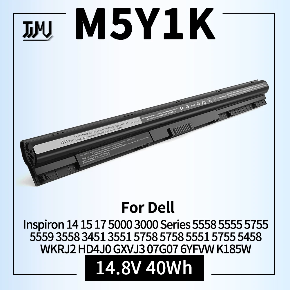 M5Y1K for Dell Inspiron 14 15 17 5000 3000 Series 5558 5555 5755 5559 3558 3451 3551 5758 5758 5551 5755 5458 WKRJ2 HD4J0 07G07
M5Y1K for Dell Inspiron 14 15 17 5000 3000 Series 5558 5555 5755 5559 3558 3451 3551 5758 5758 5551 5755 5458 WKRJ2 HD4J0 07G07