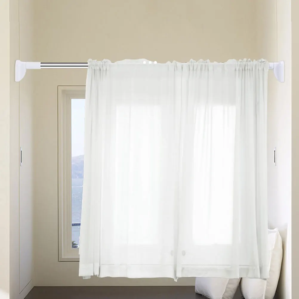 Telescopic Stainless Steel Adjustable Clothes Rod Closet Bar Retractable Heavy Duty Wardrobe Rail Punch Free Closet Tension
Telescopic Stainless Steel Adjustable Clothes Rod Closet Bar Retractable Heavy Duty Wardrobe Rail Punch Free Closet Tension