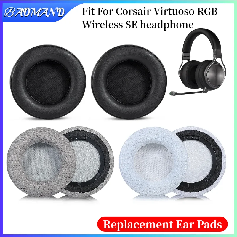 Replacement Earpads for Corsair Virtuoso RGB Wireless SE Headphones Earmuff Ear Pads Cushion Cover Sleeve
Replacement Earpads for Corsair Virtuoso RGB Wireless SE Headphones Earmuff Ear Pads Cushion Cover Sleeve