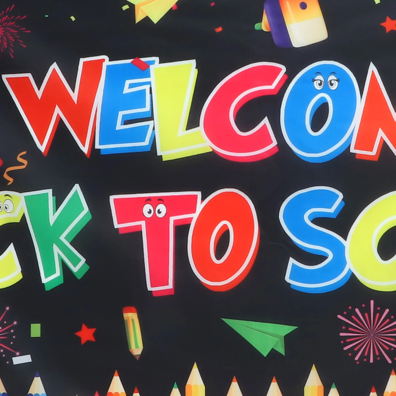 1pc Back To Banner Welcome Sign School Party Hanging Layout Backdrop Bright Print Outdoor Indoor Decoration Student
1pc Back To Banner Welcome Sign School Party Hanging Layout Backdrop Bright Print Outdoor Indoor Decoration Student