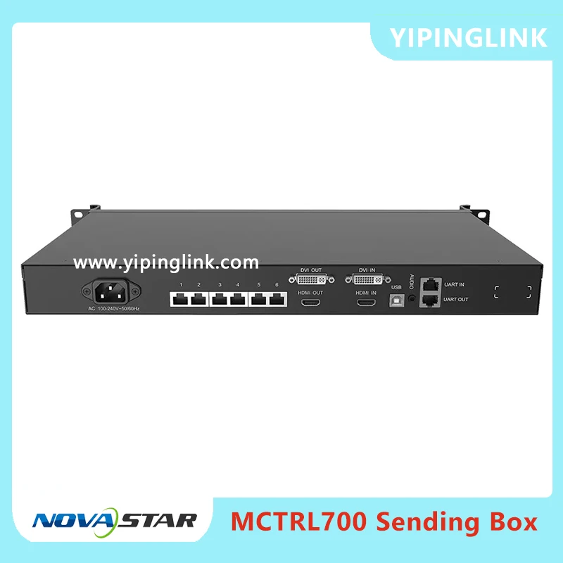 Novastar MCTRL700 Sending Box LED Controller For Whole Screen Indoor LED Module Full Color Advertising Video Wall Long Service
Novastar MCTRL700 Sending Box LED Controller For Whole Screen Indoor LED Module Full Color Advertising Video Wall Long Service