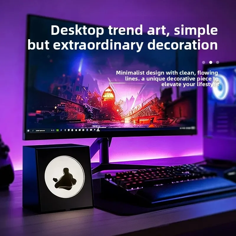 Magnetic Fluid Sound Pickup Light Dancing Ferrofluid Visualizer LED Night Light Stress Relief Toy for Home Office Party
Magnetic Fluid Sound Pickup Light Dancing Ferrofluid Visualizer LED Night Light Stress Relief Toy for Home Office Party