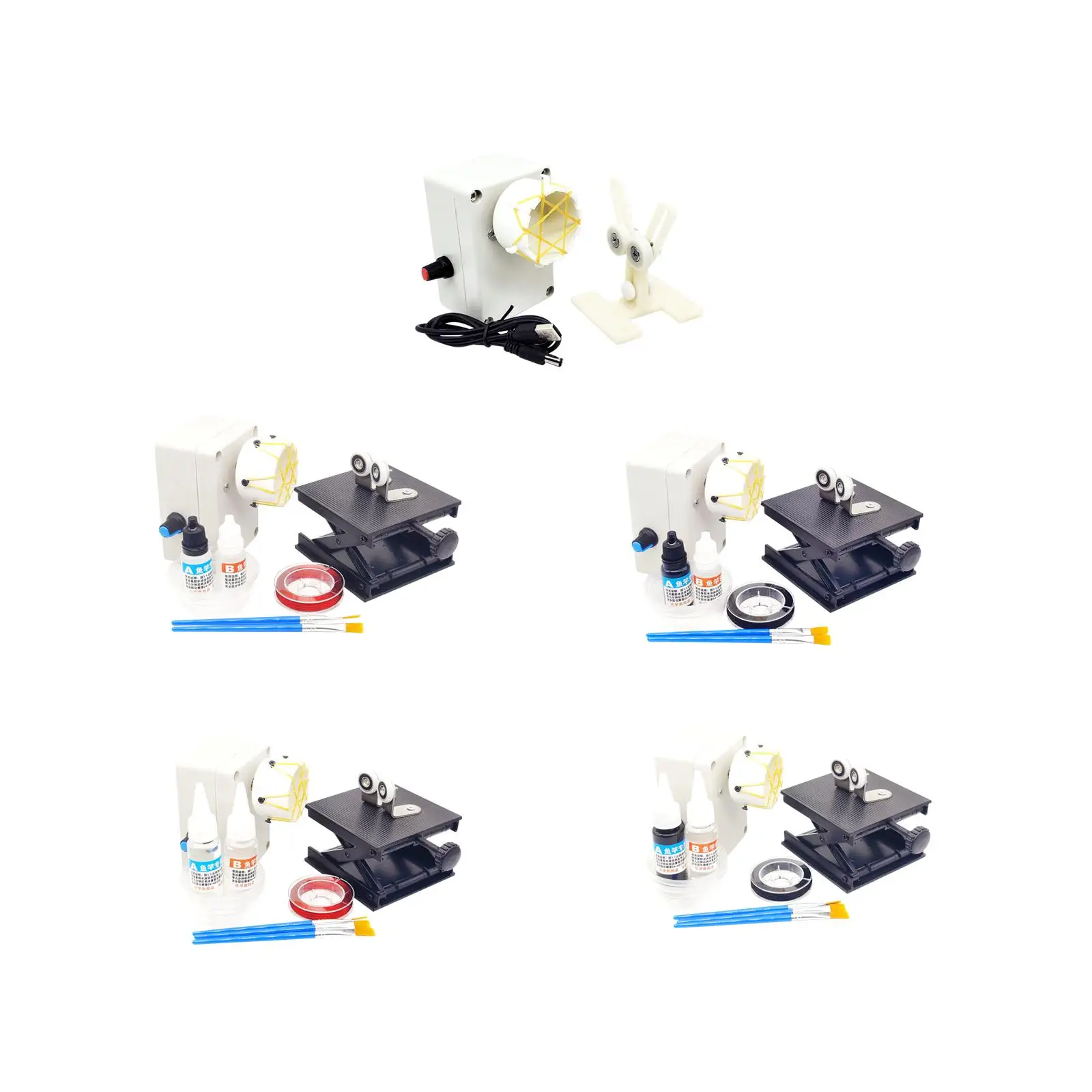 Fishing Rod Building Winding Machine Electric USB Easy to Use Pole Support Stand
Fishing Rod Building Winding Machine Electric USB Easy to Use Pole Support Stand