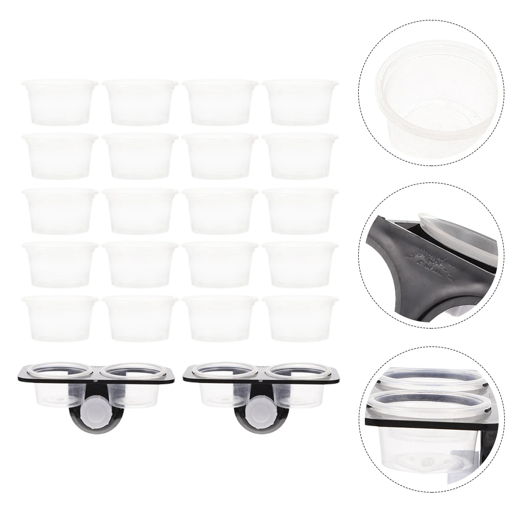 1 set 1 Set Feeding Platform Double Cups Practical Reptile Feeder Durable Long Lasting Cage Water Bowl Easy Clean Simple Design
1 set 1 Set Feeding Platform Double Cups Practical Reptile Feeder Durable Long Lasting Cage Water Bowl Easy Clean Simple Design