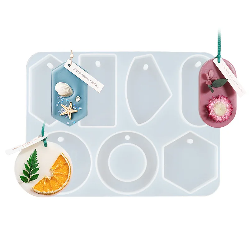 DM412 Car Aromatherapy Tablet Silicone Wax Mold Scented Candles Resina Epoxy Transparente For DIY Pendant Keychain Crafts
DM412 Car Aromatherapy Tablet Silicone Wax Mold Scented Candles Resina Epoxy Transparente For DIY Pendant Keychain Crafts