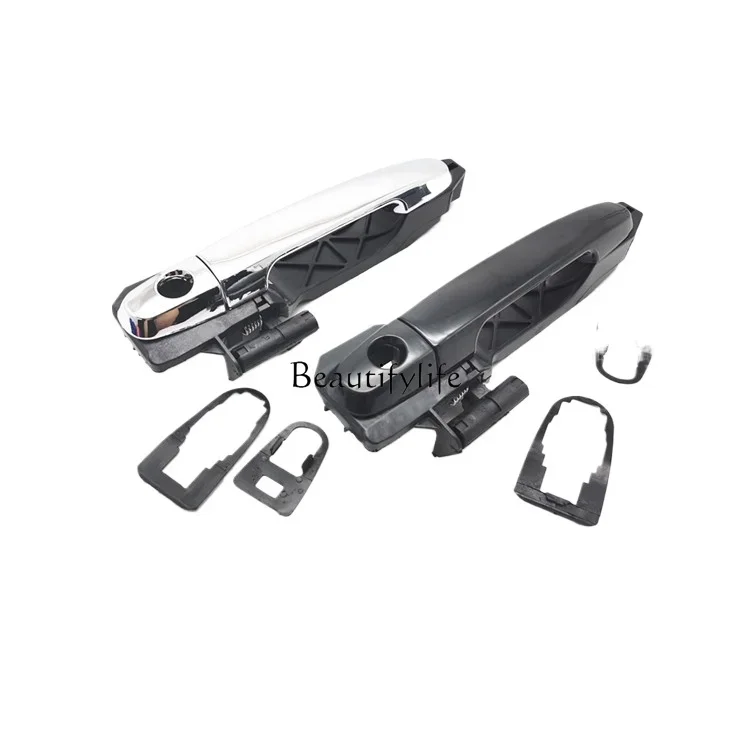 Auto parts outer handle, front and rear door outer buckle handle, electroplated silver black seat
Auto parts outer handle, front and rear door outer buckle handle, electroplated silver black seat