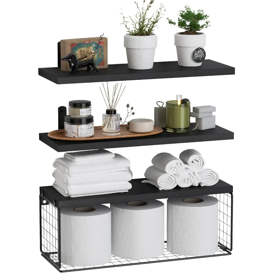 Bathroom Shelf Over Toilet Floating Bathroom Shelf Wall Mounted with Wire Basket Floating Shelf for Wall Dr
Bathroom Shelf Over Toilet Floating Bathroom Shelf Wall Mounted with Wire Basket Floating Shelf for Wall Dr