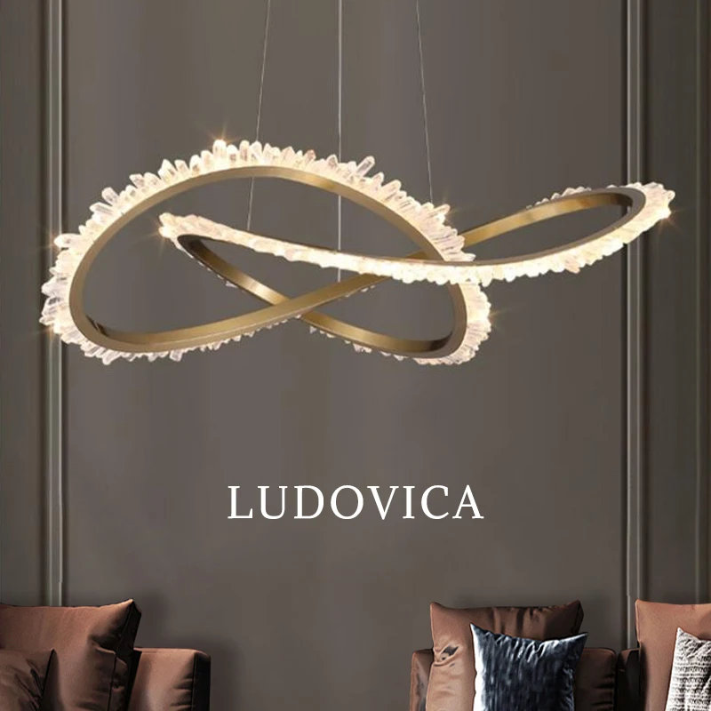 Nordic Crystal Chandelier Modern Minimalist Living room Metal Round LED Lighting Fixtures Home Decor Ceiling Chandelier
Nordic Crystal Chandelier Modern Minimalist Living room Metal Round LED Lighting Fixtures Home Decor Ceiling Chandelier