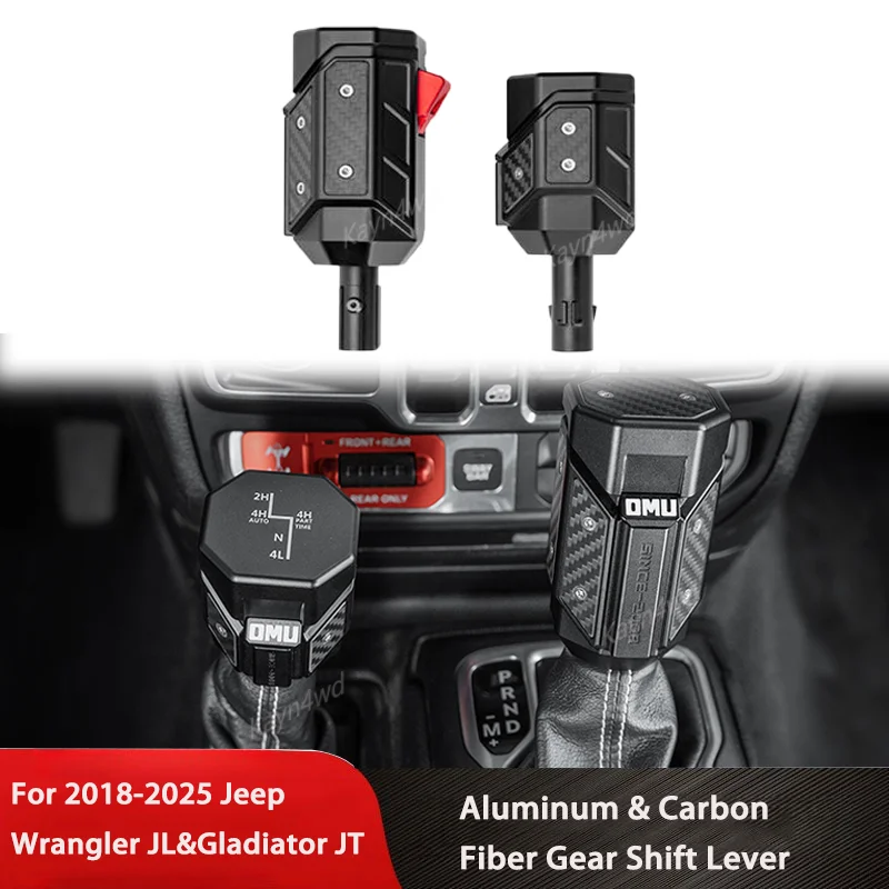 Off Road 4x4 OMU Series Exterior Accessories Aluminum Gear Lever Shift Knob For 2018-2025 Jeep Wrangler JL & Gladiator JT
Off Road 4x4 OMU Series Exterior Accessories Aluminum Gear Lever Shift Knob For 2018-2025 Jeep Wrangler JL & Gladiator JT