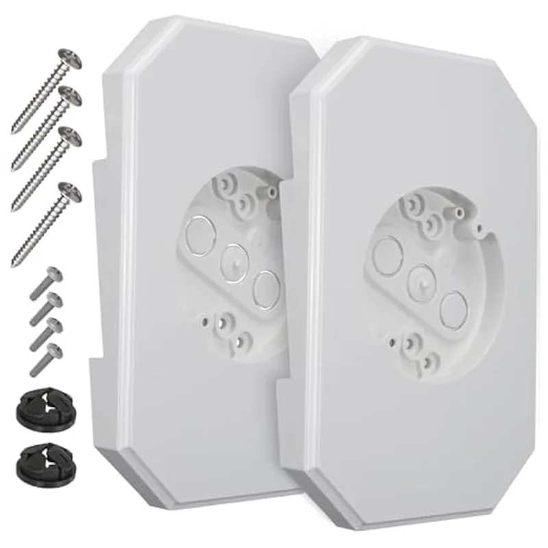 Монтажный блок MAKE-Siding, встроенный блок 8141DBL, монтажный блок для наружного освещения, 2 комплекта для 1/2 дюйма, двойной и 4-дюймовый сайдинг 
Монтажный блок MAKE-Siding, встроенный блок 8141DBL, монтажный блок для наружного освещения, 2 комплекта для 1/2 дюйма, двойной и 4-дюймовый сайдинг