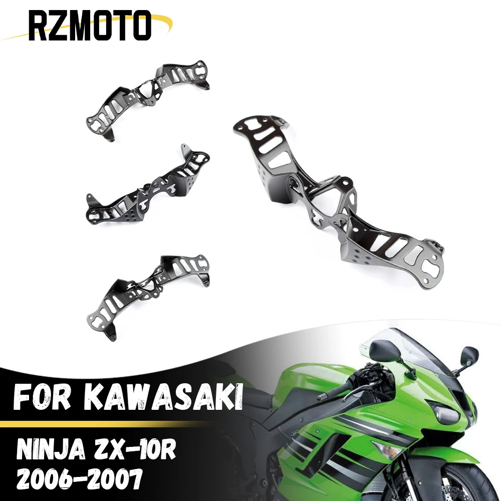 For Kawasaki Ninja ZX-10R ZX 10R ZX10R 2006-2007 Motorcycle Headlight Bracket Headlights Upper Front Fairing Stay
For Kawasaki Ninja ZX-10R ZX 10R ZX10R 2006-2007 Motorcycle Headlight Bracket Headlights Upper Front Fairing Stay