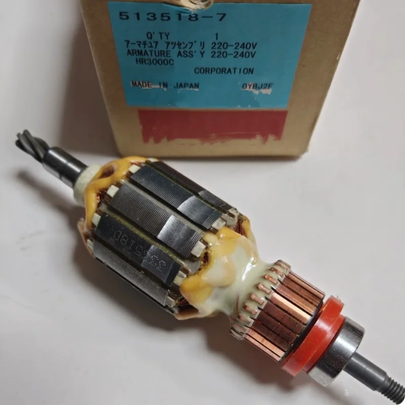 Original 220-240V Rotor 513518-7 for Makita HR3000C Electric Hammer Power Tool Accessories
Original 220-240V Rotor 513518-7 for Makita HR3000C Electric Hammer Power Tool Accessories