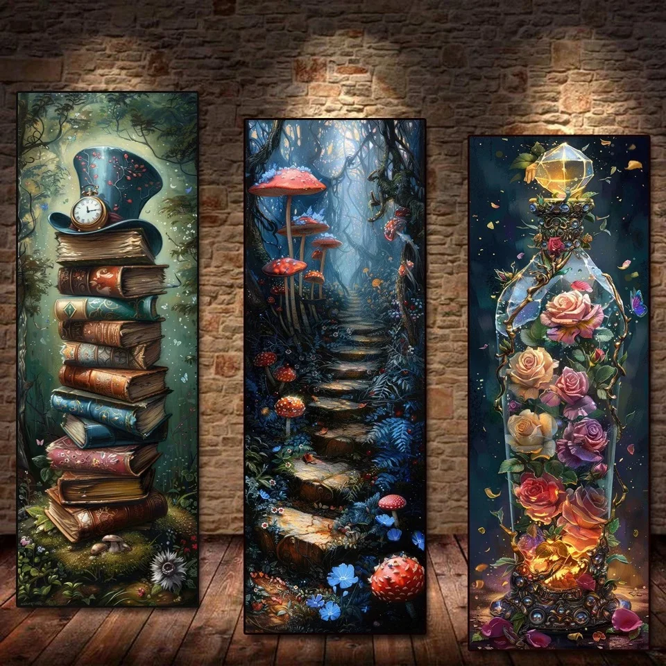 Diamond Embroidery DIY Dream Wonderland Book Hat Clock Diamond Painting Art 5D Square Rhinestone Mosaic Cross Stitch Rose Art
Diamond Embroidery DIY Dream Wonderland Book Hat Clock Diamond Painting Art 5D Square Rhinestone Mosaic Cross Stitch Rose Art