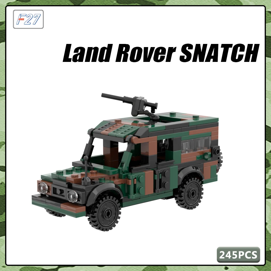 MOC WW2 Military Series Bodyguard Off-Road Vehicle US DIY Model Army War Minifgures Building Block Brick for Children's Gifts
MOC WW2 Military Series Bodyguard Off-Road Vehicle US DIY Model Army War Minifgures Building Block Brick for Children's Gifts