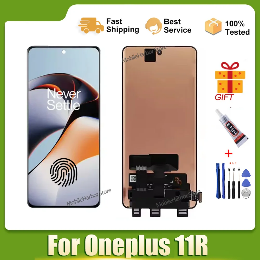 Tested 6.74'' AMOLED For Oneplus 11R LCD CPH2487 LCD Display Touch Screen Digitizer Assembly Replacement For Oneplus11R 1+11R
Tested 6.74'' AMOLED For Oneplus 11R LCD CPH2487 LCD Display Touch Screen Digitizer Assembly Replacement For Oneplus11R 1+11R