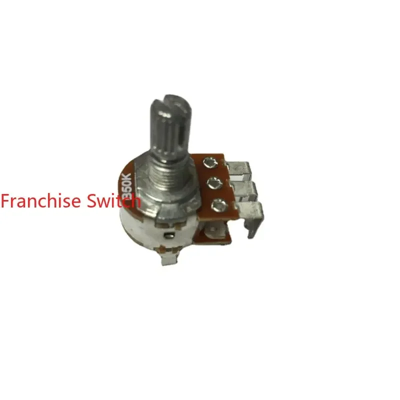 10PCS 148 POTENTIOMETER ANGLE B50K SHAFT LENGTH 15MM DUPLEX VOLUME LONG FOOT TYPE 16
10PCS 148 POTENTIOMETER ANGLE B50K SHAFT LENGTH 15MM DUPLEX VOLUME LONG FOOT TYPE 16