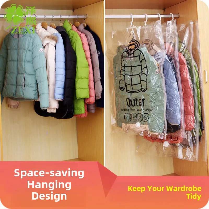 Подвесной вакуумный компрессионный мешок с боковой тягой T5256 Органайзер для хранения одежды в форме куба Очень большой размер для гардероба в спальне
Подвесной вакуумный компрессионный мешок с боковой тягой T5256 Органайзер для хранения одежды в форме куба Очень большой размер для гардероба в спальне