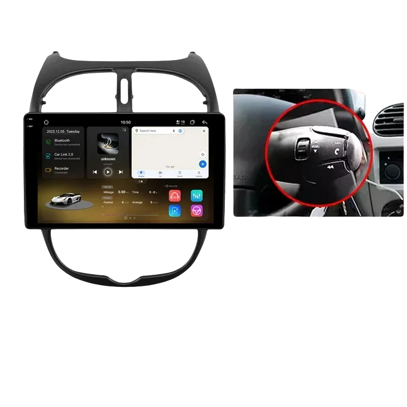 For Peugeot 206 206CC 206SW 2001 - 2008 Android 13 Car Radio Multimedia Video Player GPS 4G CarPlay Auto Stereo Navigation
For Peugeot 206 206CC 206SW 2001 - 2008 Android 13 Car Radio Multimedia Video Player GPS 4G CarPlay Auto Stereo Navigation