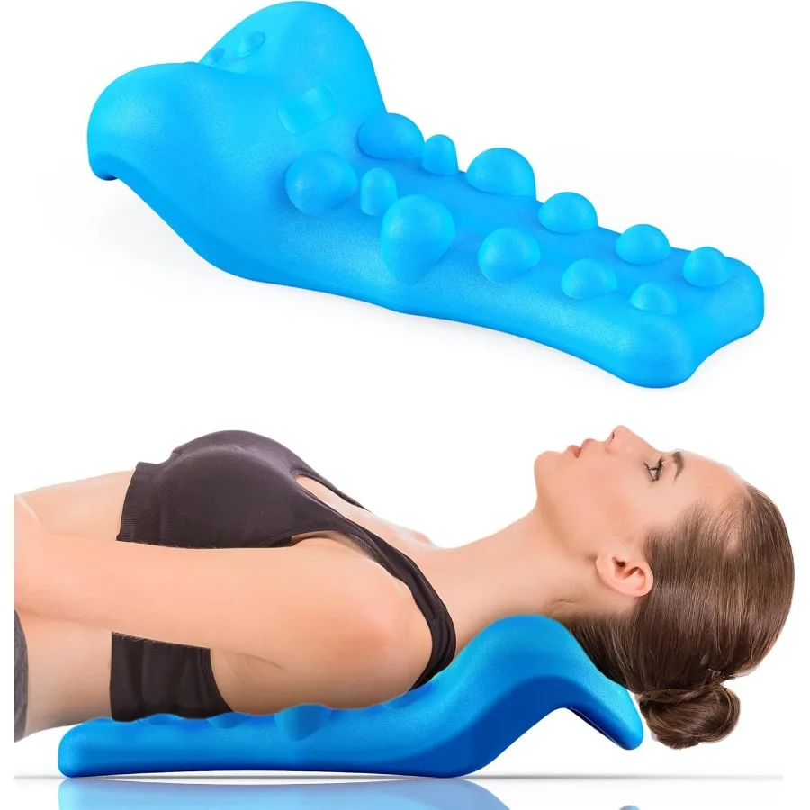 Neck and Shoulder Relaxer with Upper Back Massage Point Cervical Traction Device Neck Stretcher for TMJ Pain Relief and Cervica
Neck and Shoulder Relaxer with Upper Back Massage Point Cervical Traction Device Neck Stretcher for TMJ Pain Relief and Cervica