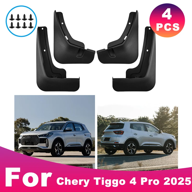 For Chery Tiggo 4 Pro 2025 Automotive Tire Mudguard Waterproof Prevent Mud Splashing Car Mud Flaps Fender Trim 4pcs Accessories
For Chery Tiggo 4 Pro 2025 Automotive Tire Mudguard Waterproof Prevent Mud Splashing Car Mud Flaps Fender Trim 4pcs Accessories