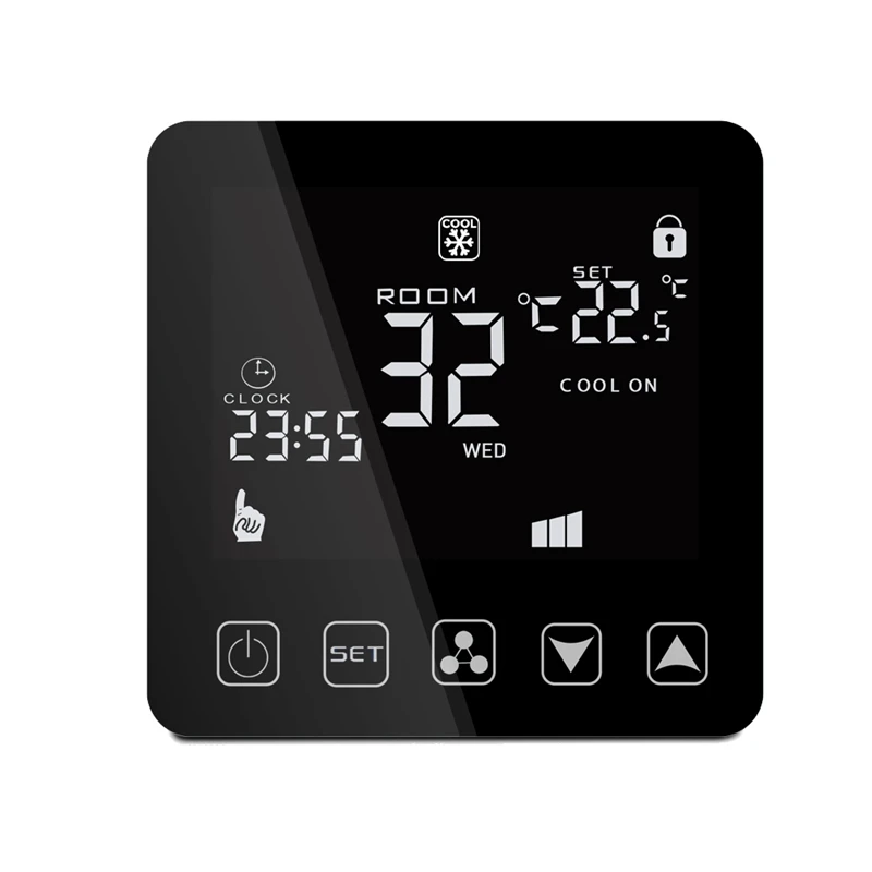 Hy08ac-2-Wifi Lcd Hvac программируемый цифровой термостат кондиционера, программируемый термостат
Hy08ac-2-Wifi Lcd Hvac программируемый цифровой термостат кондиционера, программируемый термостат