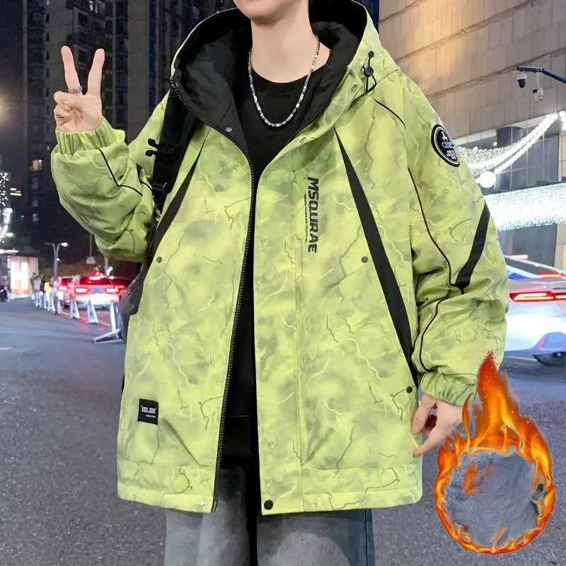 Куртка с капюшоном, модная брендовая куртка для подростков, свободное индивидуальное и универсальное пальто, новое зимнее модное флисовое окрашенное в галстук и утолщенное пальто
Куртка с капюшоном, модная брендовая куртка для подростков, свободное индивидуальное и универсальное пальто, новое зимнее модное флисовое окрашенное в галстук и утолщенное пальто