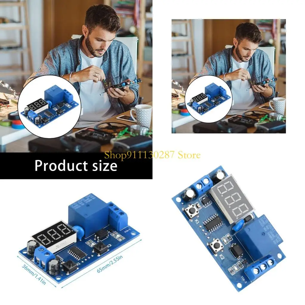 J1HC Digital Time Delay Module Timer Time Control LED Delay Switching
J1HC Digital Time Delay Module Timer Time Control LED Delay Switching