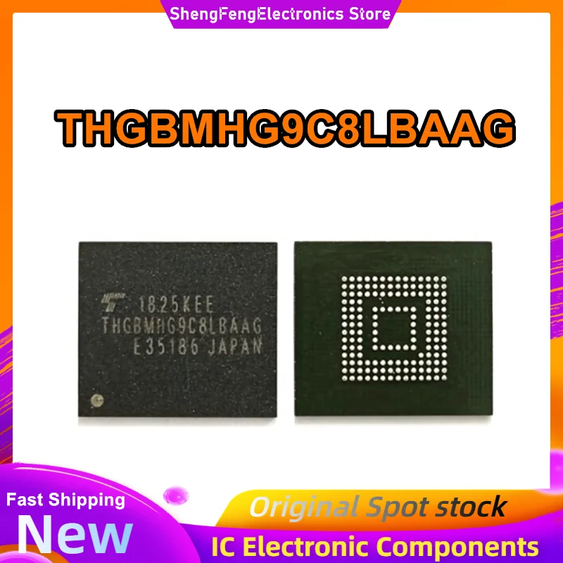 THGBMHG9C8LBAAG BAAG 64GB 5.1 version eMMC flash granule 0-10 IC Chip New Original in Stock
THGBMHG9C8LBAAG BAAG 64GB 5.1 version eMMC flash granule 0-10 IC Chip New Original in Stock