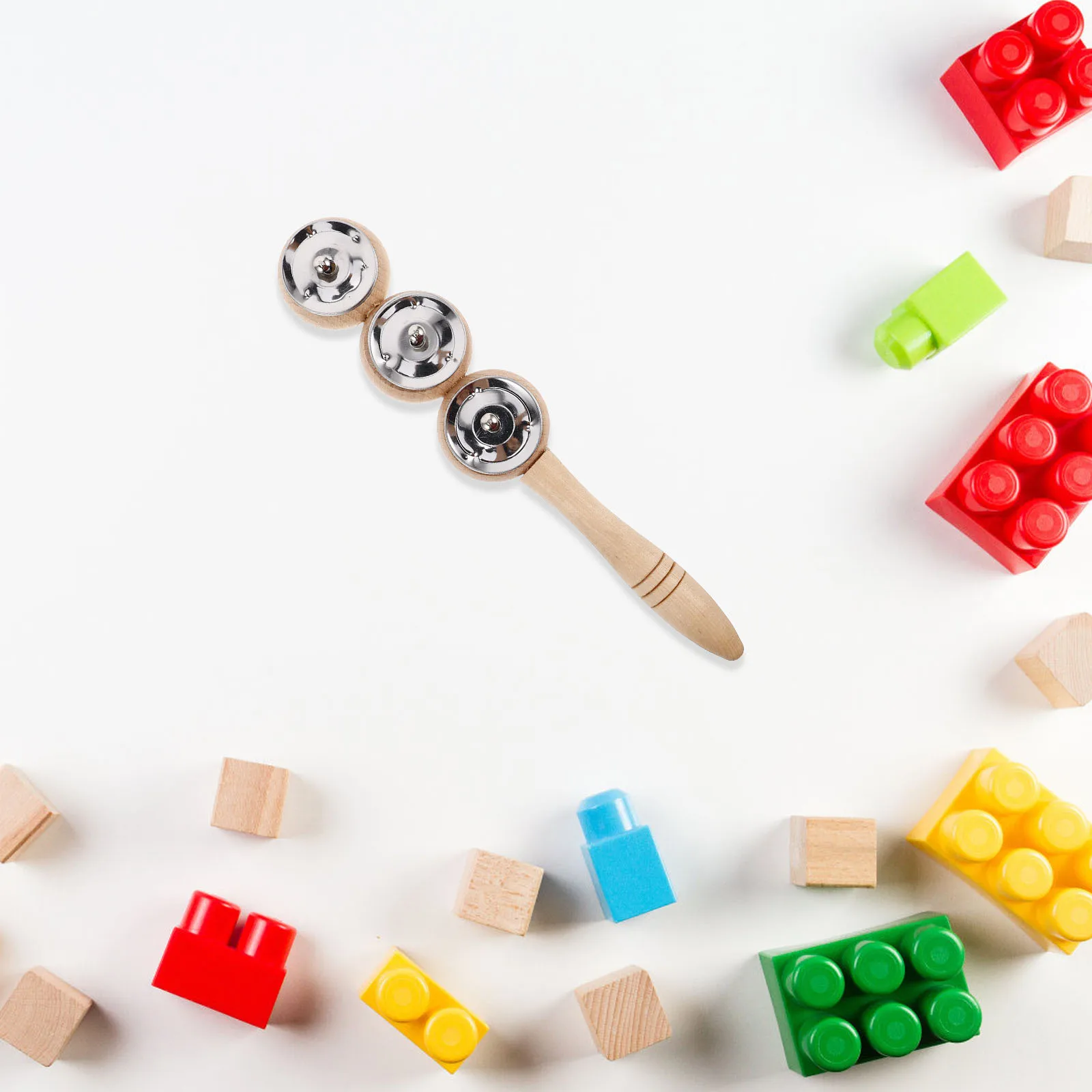 Wooden Jingle Stick Bell Kit Handheld Percussion Musical Instrument Smooth Safe Design Music Learning
Wooden Jingle Stick Bell Kit Handheld Percussion Musical Instrument Smooth Safe Design Music Learning