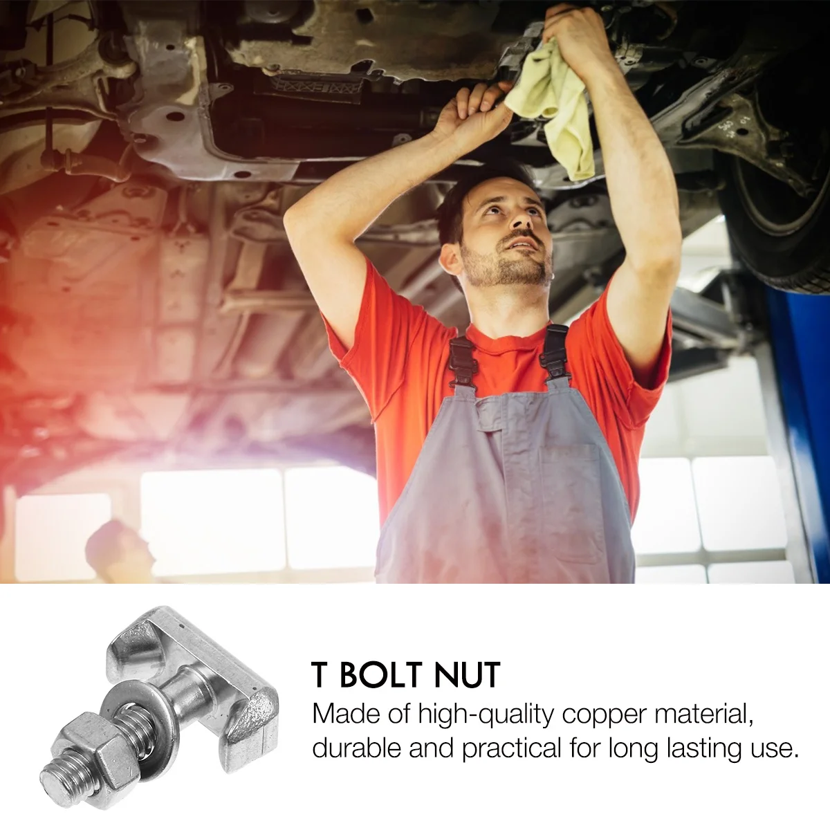 2pcs Stainless Steel T Bolt Nut Cable Terminal Connector Car Screw Truck Replacement Automotive Fastener
2pcs Stainless Steel T Bolt Nut Cable Terminal Connector Car Screw Truck Replacement Automotive Fastener