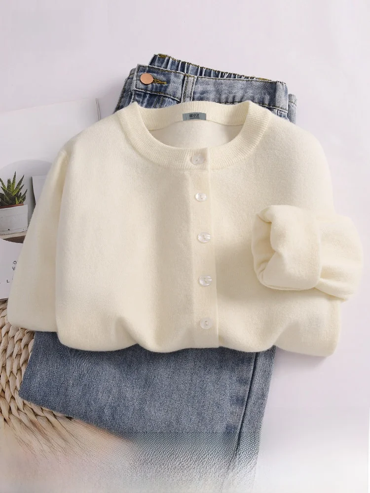 Ladies Knitted Open Cardigan Lightweight Luxury Inner Wear Spring 2026 New Style Comfortable Fit Long Sleeve round Neck Short...
Ladies Knitted Open Cardigan Lightweight Luxury Inner Wear Spring 2026 New Style Comfortable Fit Long Sleeve round Neck Short...