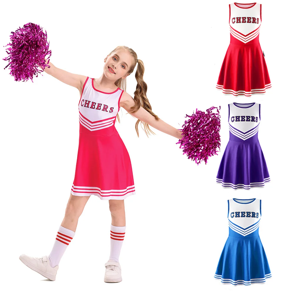 Cheerleading Uniforms With Multiple Color Options Girls' Dance Dresses Suitable for School Sports Meets
Cheerleading Uniforms With Multiple Color Options Girls' Dance Dresses Suitable for School Sports Meets