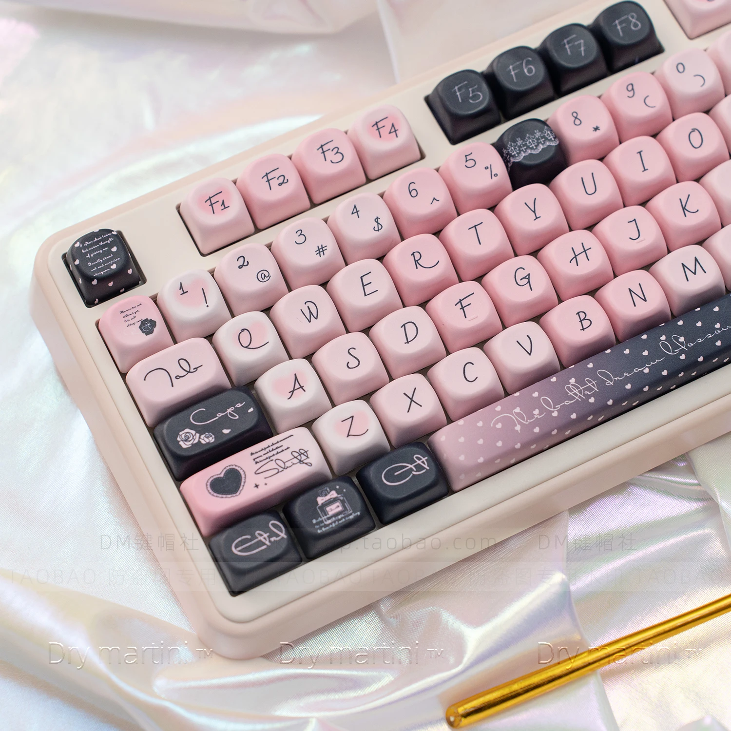 Ballet in Dreams Theme Keycaps MOE Profile PBT Ball Caps Custom128-key Black and Pink Keyboard Caps for 68 75 84 87 98 Keyboards
Ballet in Dreams Theme Keycaps MOE Profile PBT Ball Caps Custom128-key Black and Pink Keyboard Caps for 68 75 84 87 98 Keyboards