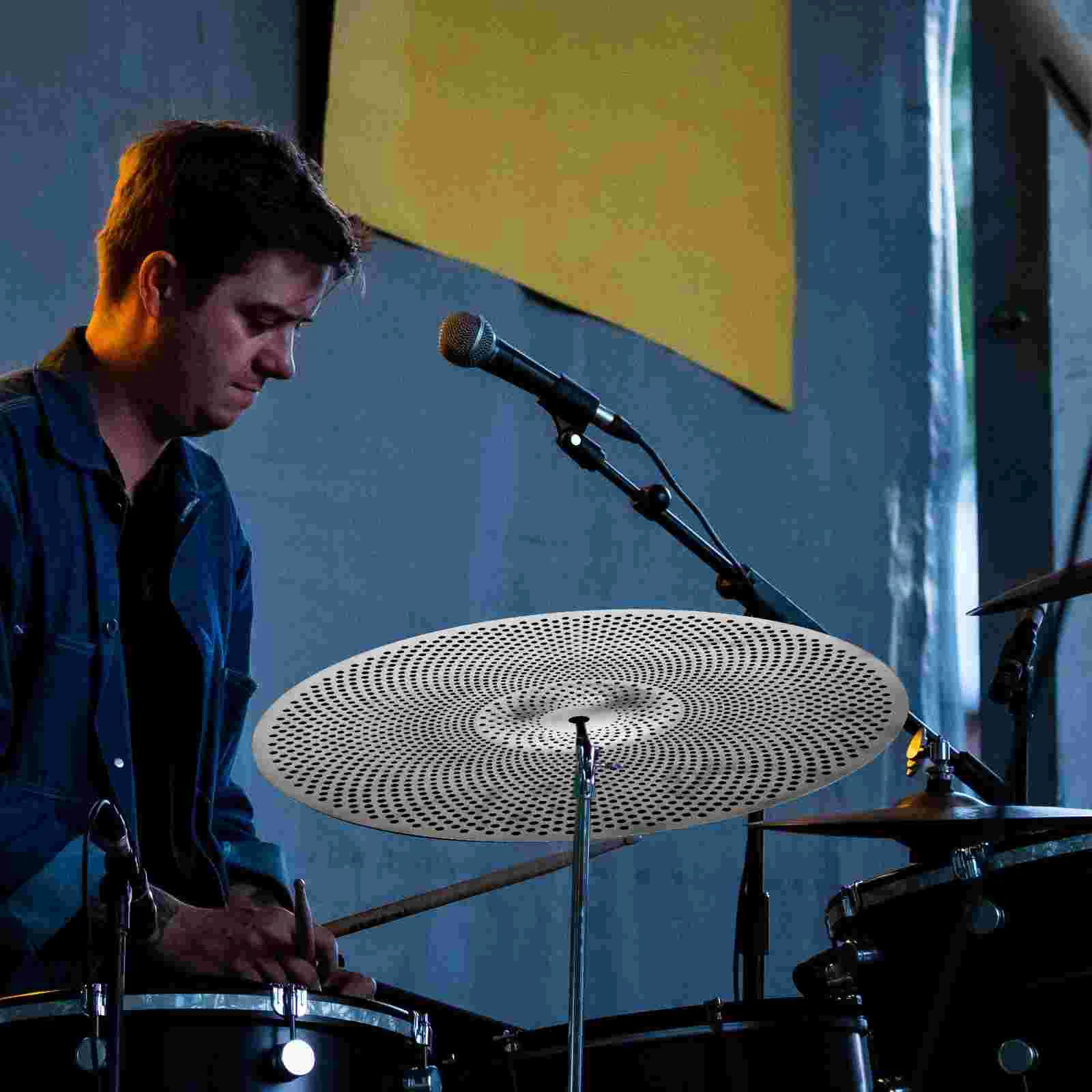 14 Inch Thick Silent Crash Cymbal Grey Noise Reduction Alloy Drum Set Part Easy Storage Pure Sound Perfect Gift for Drum
14 Inch Thick Silent Crash Cymbal Grey Noise Reduction Alloy Drum Set Part Easy Storage Pure Sound Perfect Gift for Drum