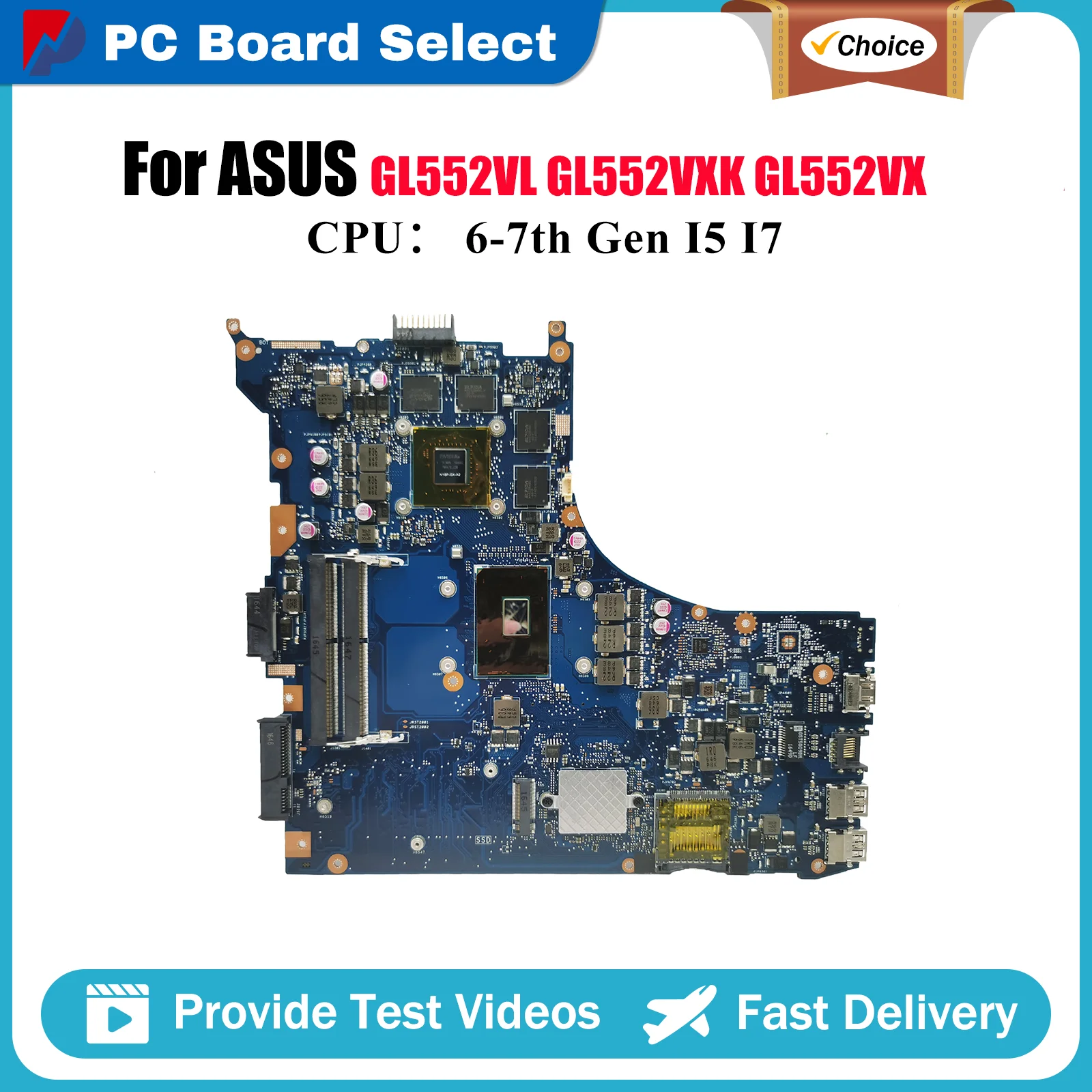 GL552VW Материнская плата для ноутбука ASUS ROG GL552V GL552VXK FX-PRO ZX50V GL552VX Материнская плата для ноутбука с процессором I5 I7 100% тесты OK stk
GL552VW Материнская плата для ноутбука ASUS ROG GL552V GL552VXK FX-PRO ZX50V GL552VX Материнская плата для ноутбука с процессором I5 I7 100% тесты OK stk