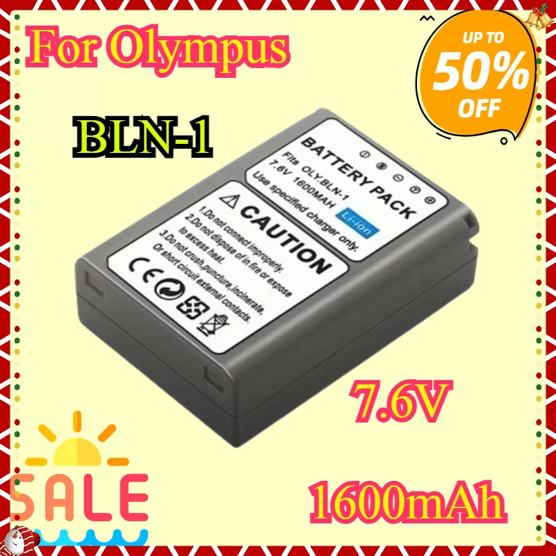 BLN-1 Camera Battery 1600mAh PS-BLN1 BLN1 Rechargeable Batteries For Olympus OM-D E-M1 E-M5 Mark II PEN-F E-P5 EM1 EM5 PENF EP5
BLN-1 Camera Battery 1600mAh PS-BLN1 BLN1 Rechargeable Batteries For Olympus OM-D E-M1 E-M5 Mark II PEN-F E-P5 EM1 EM5 PENF EP5