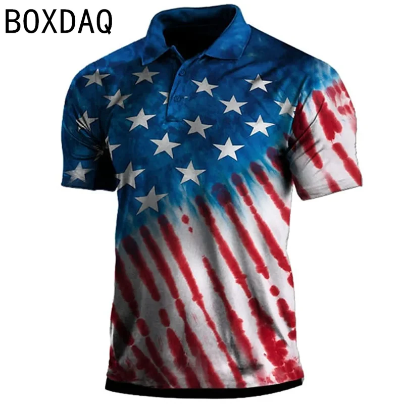 Vintage American Eagle USA Flag Print Polo Shirt Men's Summer Short Sleeve Lapel Casual Polo Shirt Vintage Design Street Shirts
Vintage American Eagle USA Flag Print Polo Shirt Men's Summer Short Sleeve Lapel Casual Polo Shirt Vintage Design Street Shirts
