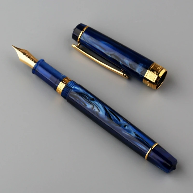 PENBBS 556 Fountain Pen Piston Blade/Round Nib Ink-absorbing Pen Large Capacity Transparent Acrylic Business Writing Gift Pen
PENBBS 556 Fountain Pen Piston Blade/Round Nib Ink-absorbing Pen Large Capacity Transparent Acrylic Business Writing Gift Pen