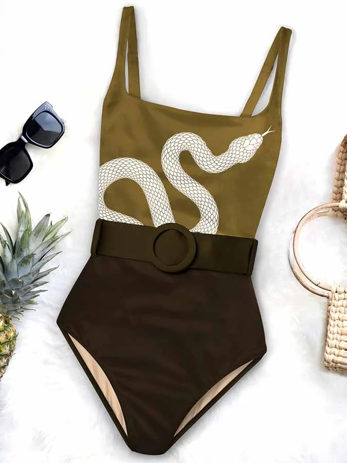 Women's Colorblock Print Beachwear Square Neck Swimwear One Piece Swimsuit Fashion Bathing Suits Summer Vacation Sexy / New 2023
Women's Colorblock Print Beachwear Square Neck Swimwear One Piece Swimsuit Fashion Bathing Suits Summer Vacation Sexy / New 2023