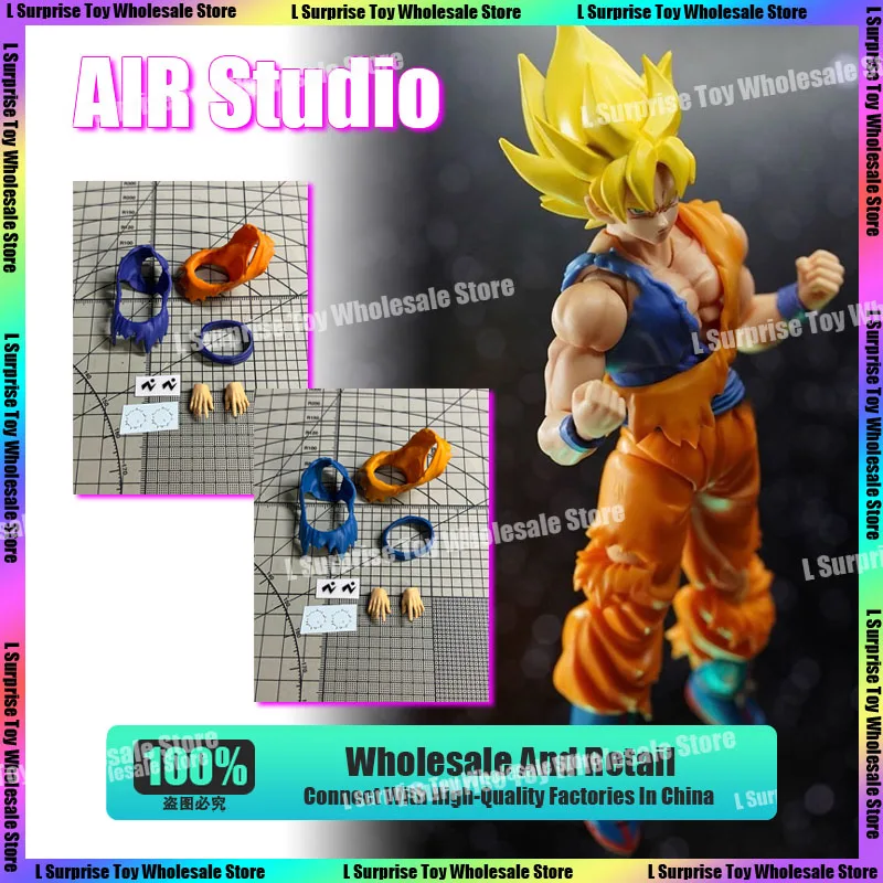 Air Studio Dragon Ball SHF Super Saiyan Son Goku 2.0/3.0 Battle Damaged Uniforms Accessories Anime Action Figures Toys Gifts
Air Studio Dragon Ball SHF Super Saiyan Son Goku 2.0/3.0 Battle Damaged Uniforms Accessories Anime Action Figures Toys Gifts
