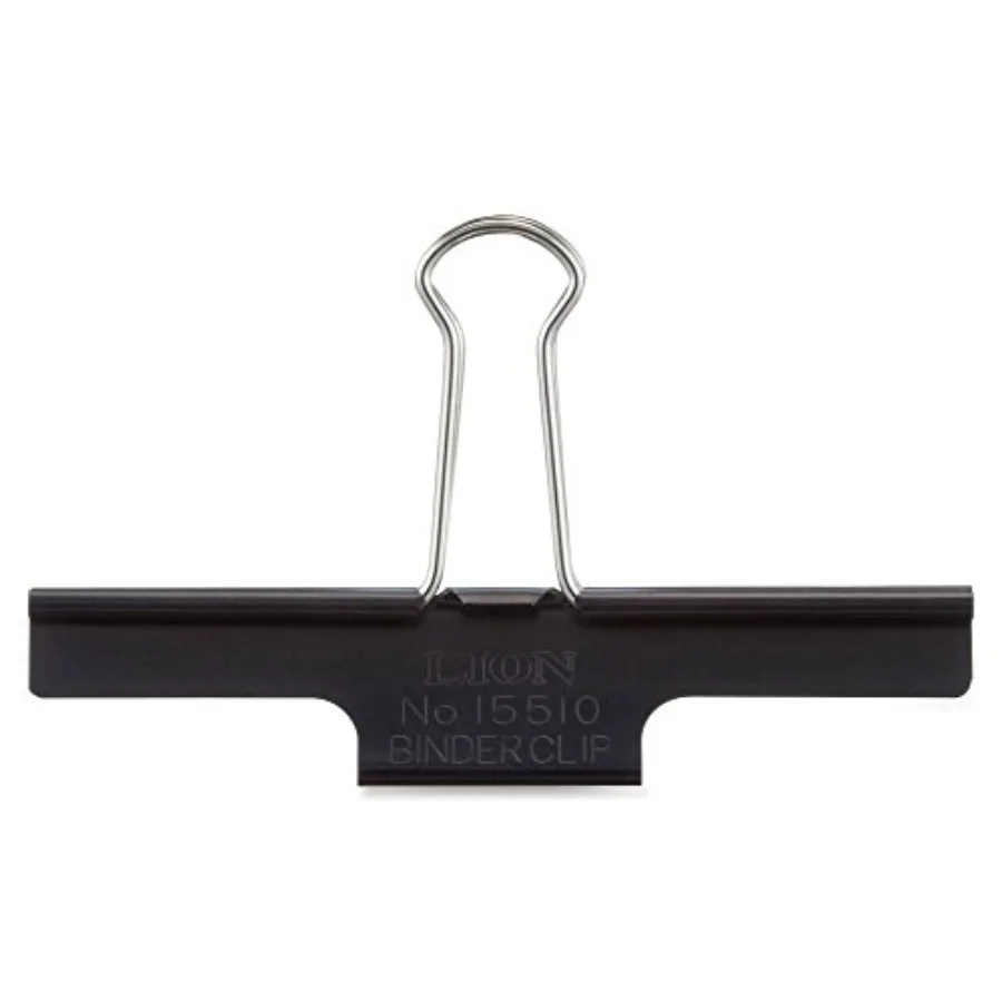 Extra Large Binder Clips, Black, 85-Sheet
Extra Large Binder Clips, Black, 85-Sheet